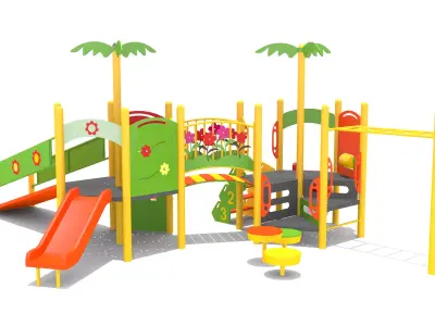 Tree Playground 3D model