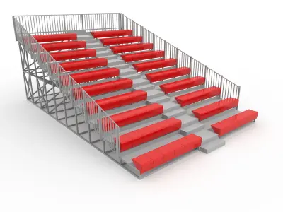 Collection Bleachers 15 3D Model Pack