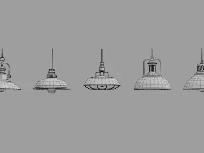 Pendant light ceiling 3D model