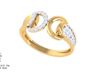 Women Ring MTL 3dm STL OBJ FBX Details 3D print model 22