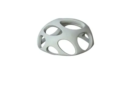 SciFi Cube Object No 54972 Low Poly Shape Low-poly 3D model