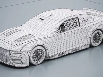  NASCAR Ford Mustang Dark Horse 2025 