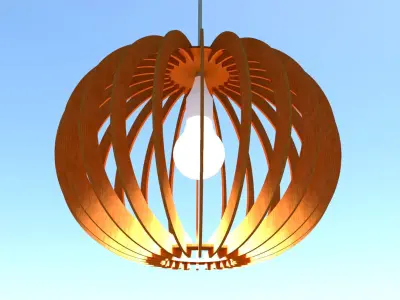 Chandelier lamp 3D model