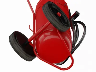 Foam Spray Fire Extinguisher  3D model