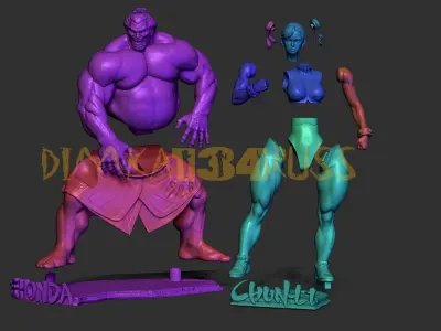 STREET FIGHTER 3D print model