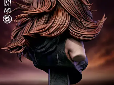 STAR WARS Mara Jade Portrait Bust  3D print model