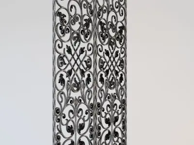 Decorative grille 3D model