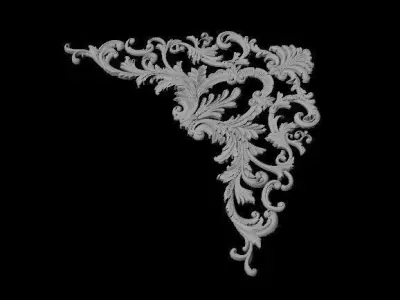 dekor ornament 3D model 136
