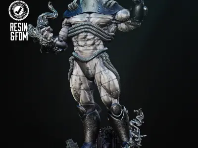 B3DSERK Antimonitor Sculpture Tested for 3D printing 3D print model