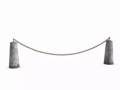 Chain Barrier Free 3D model