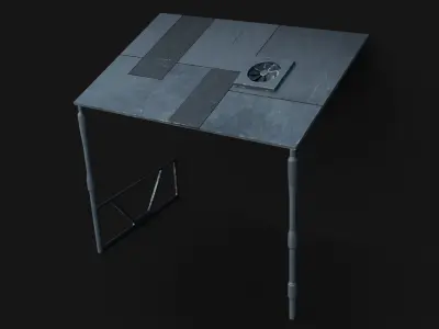 Sci-fi canopies Low-poly 3D model