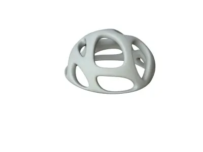 SciFi Cube Object No 46347 Low Poly Shape Low-poly 3D model