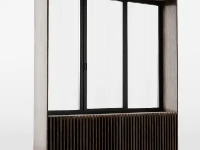 Modern windows 2 3D model