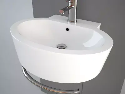 Simas LFT24 wash-basin 3D model