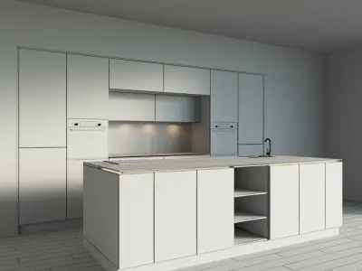 99-Kitchen3 glossy 9 3D model