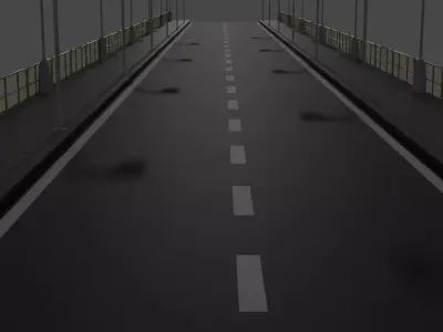 Road 3d Model Free Download 3d object Street Model  Free 3D model
