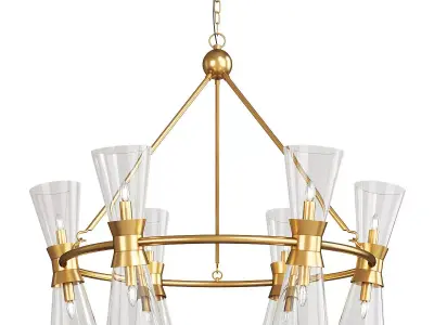 Quennell Chandelier Low-poly 3D model