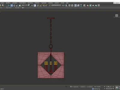 Travis Pendant Lights Low-poly 3D model