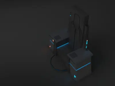 Sci-Fi Chair from Star Wars 3D model