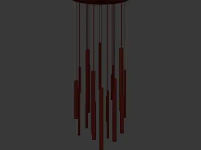 Eurofase Santana Led Round Chandelier Light 3D model