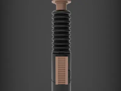 luke skywalker lightsaber Free 3D print model