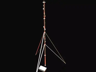 Tower radio 3D model