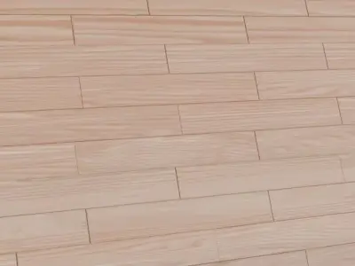 Light Ash Wood Flooring Planks PBR Seamless Texture