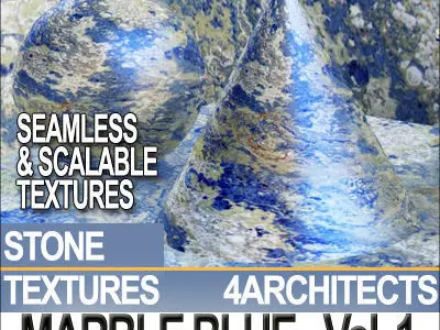 Marble Blue and Materials Vol 1 Texture