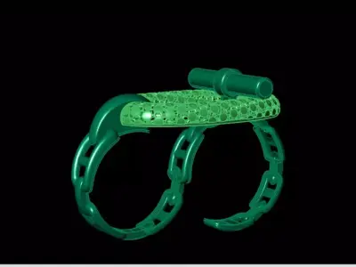 Double Fusion Ring 3D print model