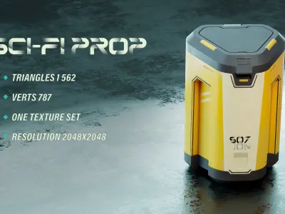 Sci-fi Prop  3D model