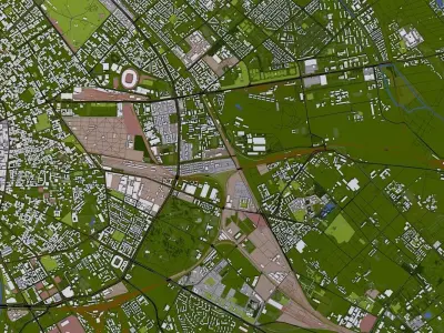 Budapest City of Hungary Europe Low-poly 3D model