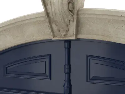 Entrance classic door 27 3D model