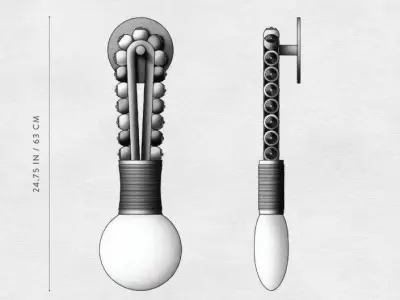 TALISMAN LOOP SCONCE APPARATUS 3D model