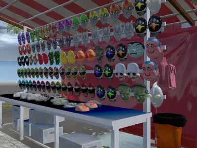 Japan Festivals Unity Ready 3D model