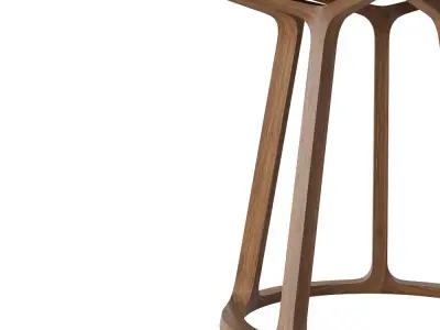 Rejuvenation Morrison round dining table 3D model