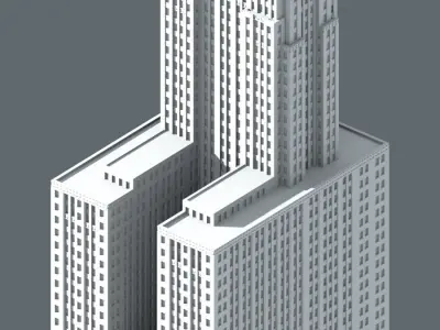 Chicago Board of Trade 3D print model
