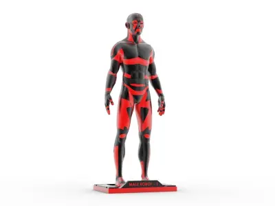 Male Robot 01 - MR01 3D print model