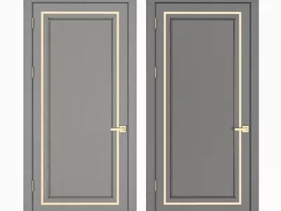 Doors 1 pair of Free 3D model