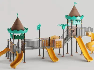 Playground 3d Model HQ 3D model
