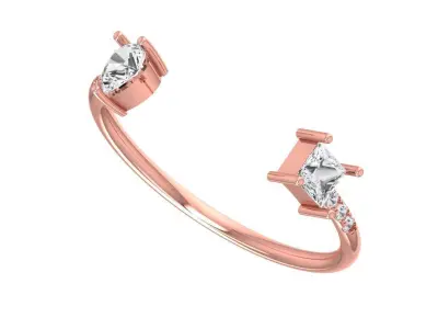 Women Light Weight Band Ring 3D print model 27