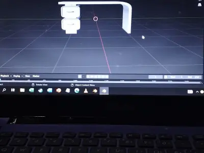 Modern table 3D model shop