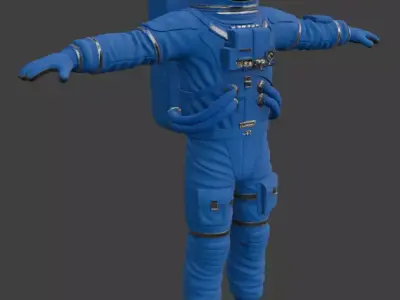 Spacesuit Astronaut EVA Suit 3D Model High Detail PBR 3D model