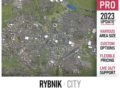 Rybnik Low-poly 3D model purchase