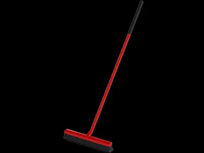 Brooms mops and window squeegees Push Broom Low-poly 3D model