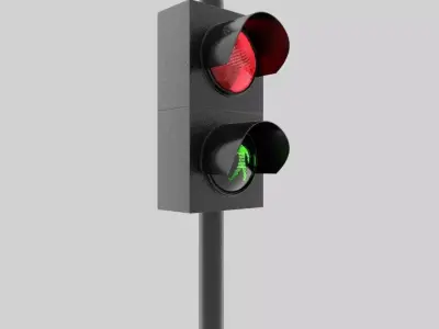 Traffic Lights Free 3D model