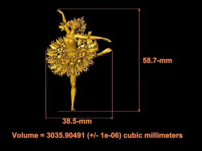 Dancing girl-1 Artwork-73 3D print model