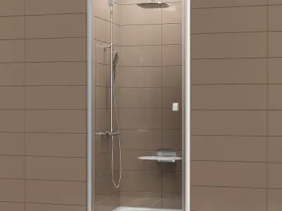 Shower doors Ravak Pivot 3D model