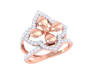   Women Ring MTL 3dm STL OBJ FBX Details 3D print model 8