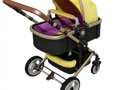 Baby Stroller 3D model