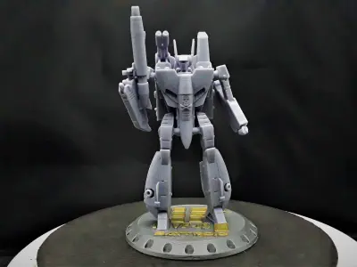 BATTROID VF-1S MACROSS ROBOTECH STATIC FIGURE 3D print model